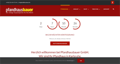 Desktop Screenshot of pfandhausbauer.de